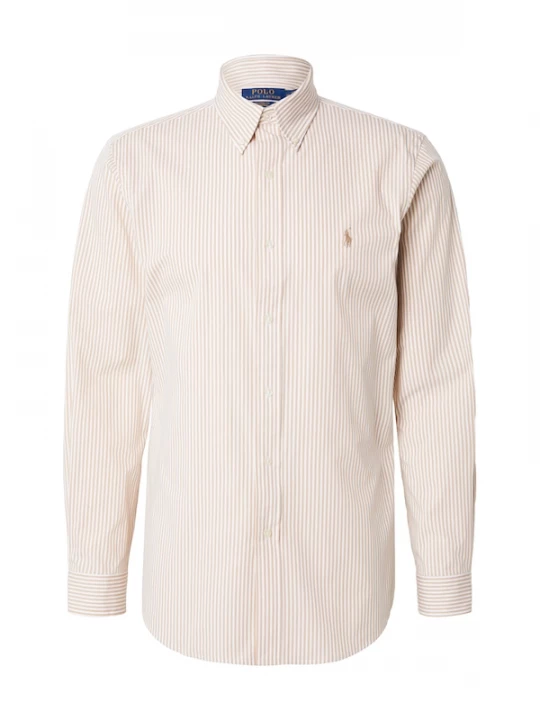 Foto van product Polo Ralph Lauren Overhemd pasteloranje / wit