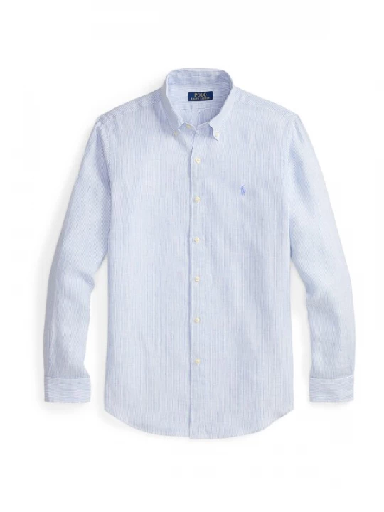 Foto van product Polo Ralph Lauren Overhemd royal blue / koningsblauw / wit