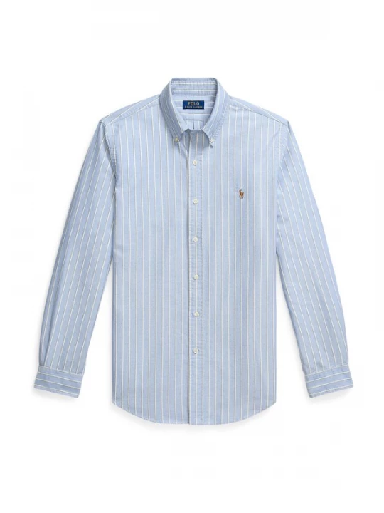 Foto van product Polo Ralph Lauren Overhemd smoky blue / lichtblauw / wit