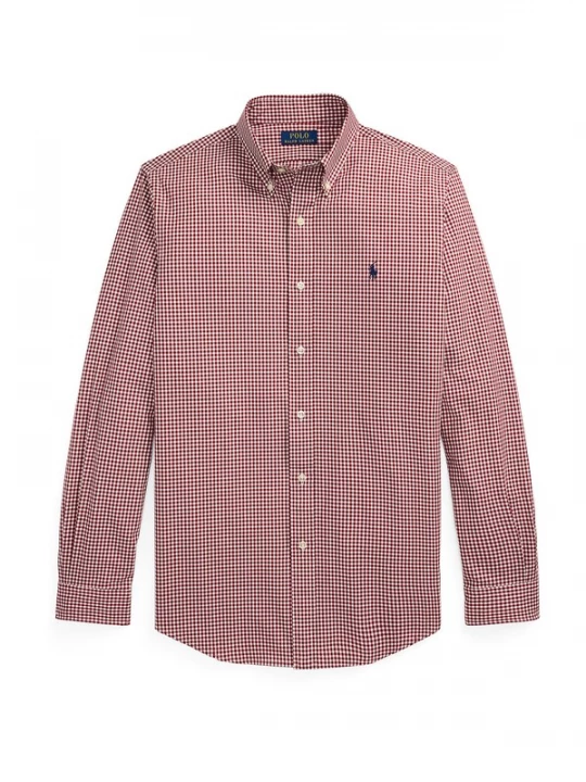 Foto van product Polo Ralph Lauren Overhemd wijnrood / wit