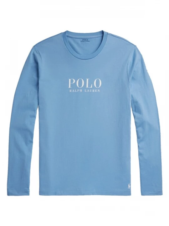 Foto van product Polo Ralph Lauren Pyjama lang lichtblauw / wit