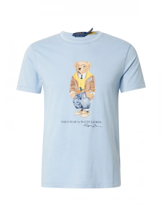 Foto van product Polo Ralph Lauren Shirt lichtblauw / bruin / cappuccino / geel