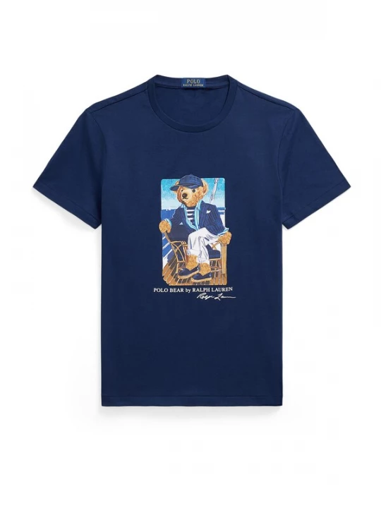 Foto van product Polo Ralph Lauren Shirt navy / lichtblauw / lichtbruin / wit