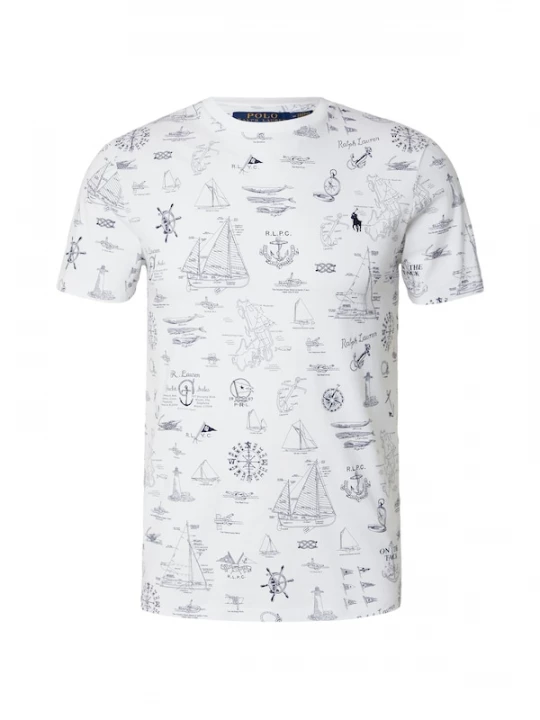 Foto van product Polo Ralph Lauren Shirt navy / wit
