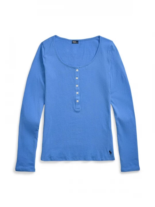Foto van product Polo Ralph Lauren Shirt ' Whisper Weight Cotton ' blauw