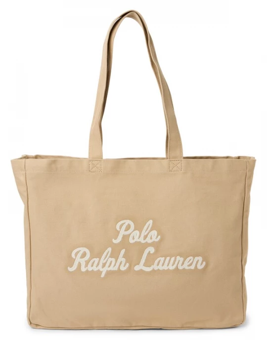 Foto van product Polo Ralph Lauren Shopper cappuccino / wit