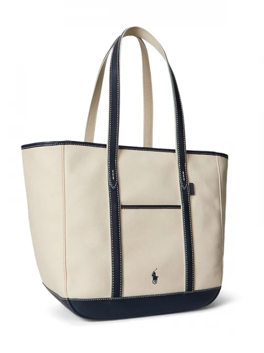 Foto van product Polo Ralph Lauren Shopper ecru / navy