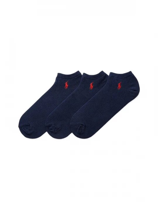Foto van product Polo Ralph Lauren Sokken 'Ghost Ped' marine / donkerrood