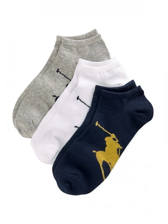 Foto van product Polo Ralph Lauren Sokken grijs gemêleerd / zwart / wit