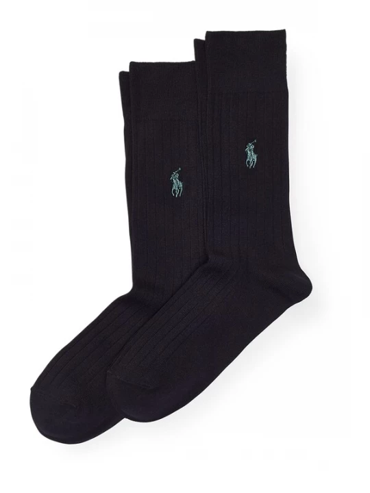 Foto van product Polo Ralph Lauren Sokken 'RIB EGYPTIAN-SOCKS-2 PACK' donkerblauw
