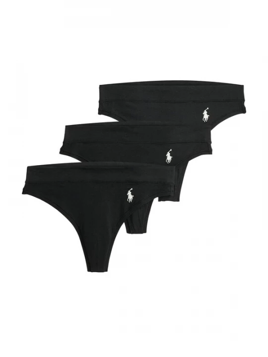 Foto van product Polo Ralph Lauren String ' Club Cotton ' zwart
