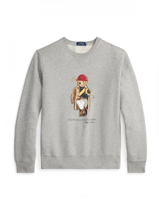 Foto van product Polo Ralph Lauren Sweatshirt bruin / grijs gemêleerd / donkerrood / offwhite