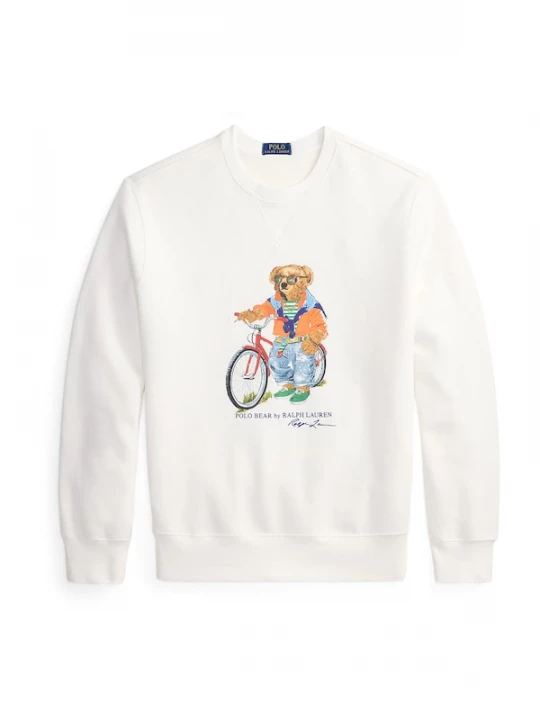 Foto van product Polo Ralph Lauren Sweatshirt indigo / oranje / wit