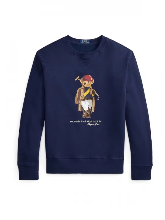 Foto van product Polo Ralph Lauren Sweatshirt marine / bruin / rood / wit