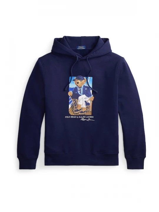 Foto van product Polo Ralph Lauren Sweatshirt navy / mokka / wit