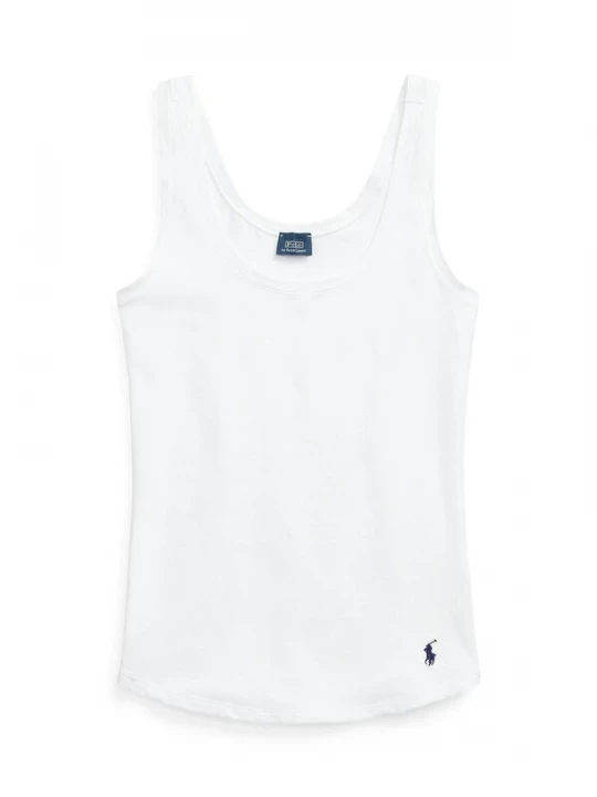 Foto van product Polo Ralph Lauren Top ' Club Cotton ' wit