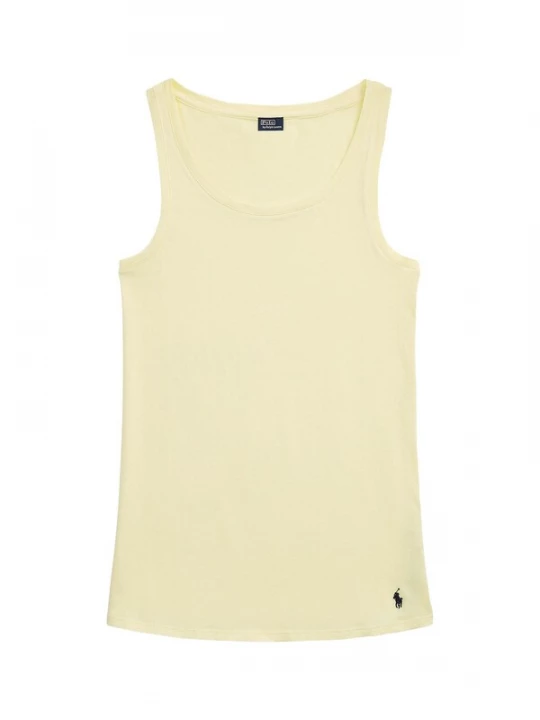 Foto van product Polo Ralph Lauren Top ' Whisper Weight Cotton ' lichtgeel