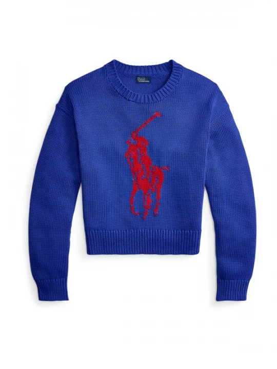 Foto van product Polo Ralph Lauren Trui royal blue / koningsblauw / rood