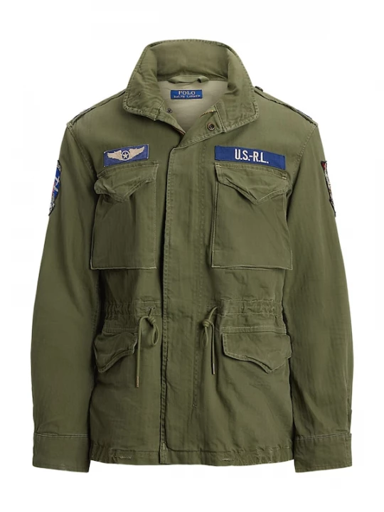 Foto van product Polo Ralph Lauren Tussenjas lichtbeige / navy / groen