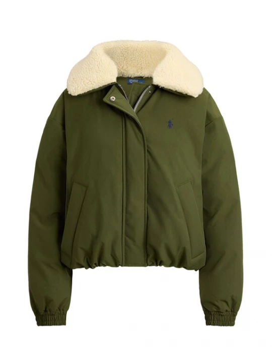 Foto van product Polo Ralph Lauren Winterjas olijfgroen / offwhite