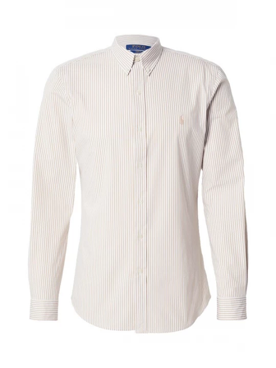Foto van product Polo Ralph Lauren Zakelijk overhemd beige / navy / wit