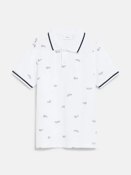 Foto van product Polo-Shirt s.Oliver wit
