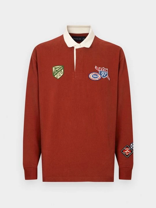 Foto van product Poloshirt Abercrombie & Fitch rood
