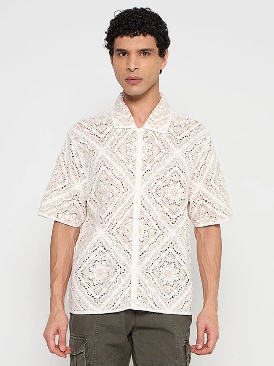 Foto van product Poloshirt Abercrombie & Fitch wit