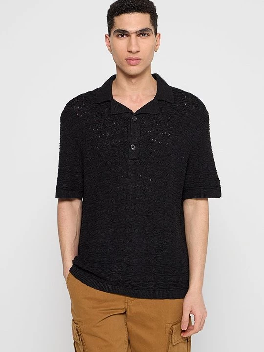 Foto van product Poloshirt Abercrombie & Fitch zwart