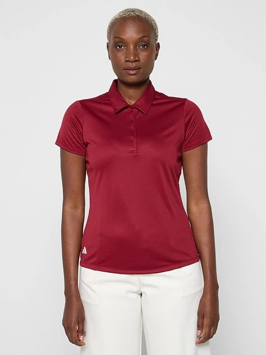 Foto van product Poloshirt Adidas donkerrood