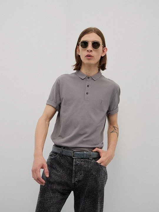 Foto van product Poloshirt AllSaints grijs
