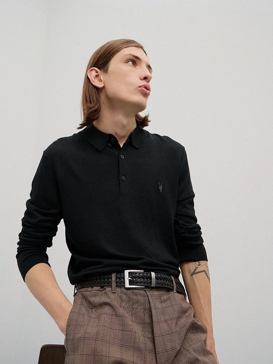 Foto van product Poloshirt AllSaints zwart
