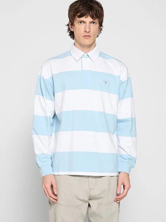 Foto van product Poloshirt Barbour lichtblauw
