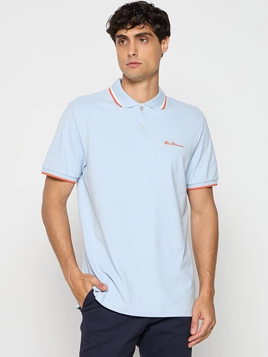 Foto van product Poloshirt Ben Sherman lichtblauw