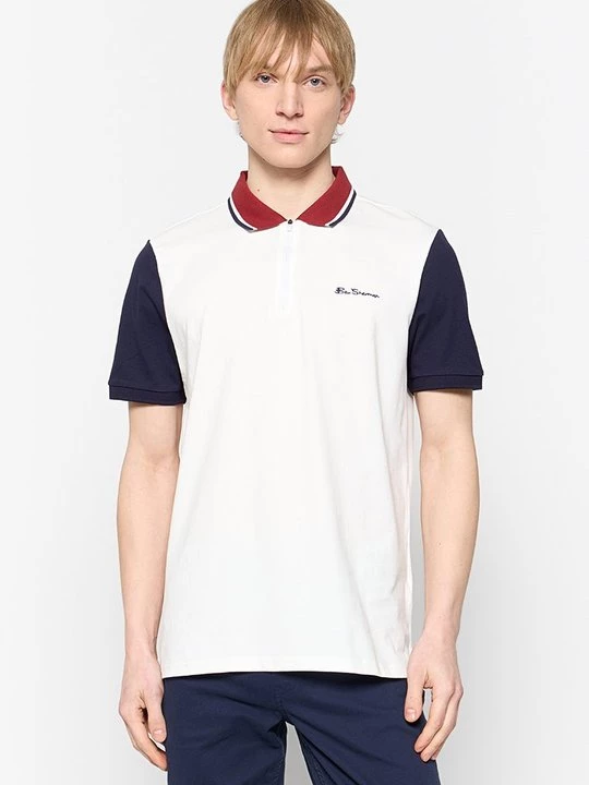 Foto van product Poloshirt Ben Sherman wit