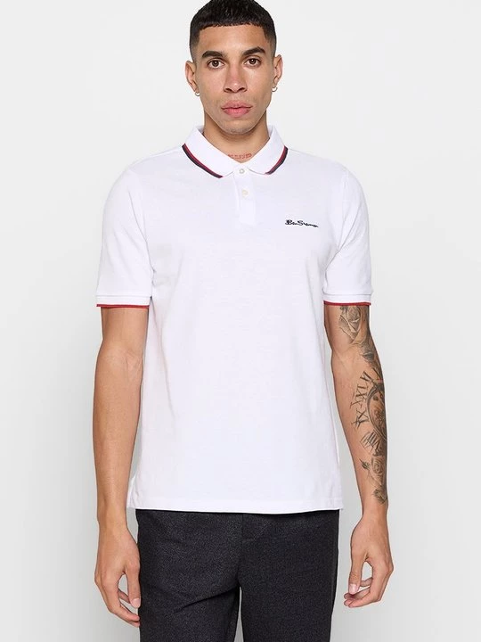 Foto van product Poloshirt Ben Sherman wit