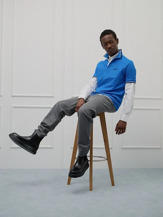 Foto van product Poloshirt Boss blauw