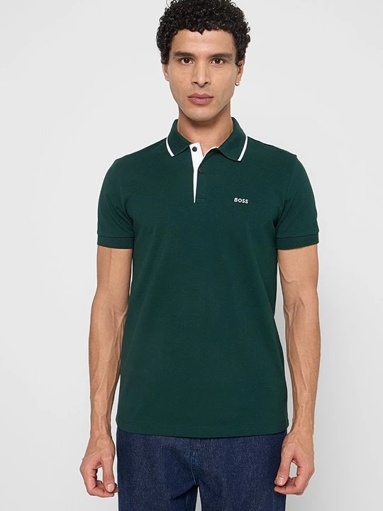 Foto van product Poloshirt Boss donkergroen