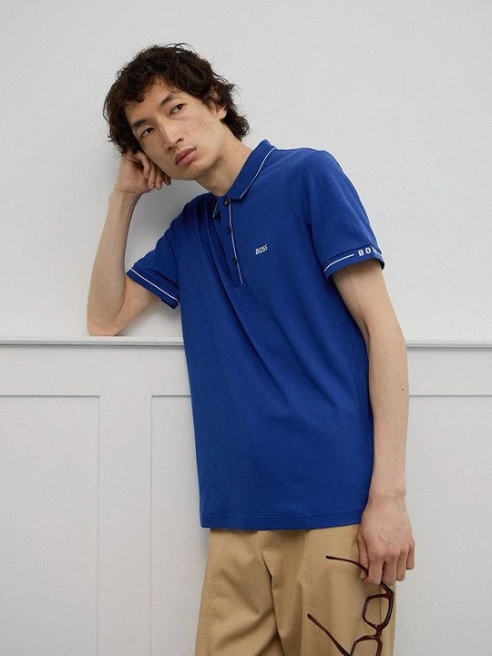 Foto van product Poloshirt Boss koningsblauw
