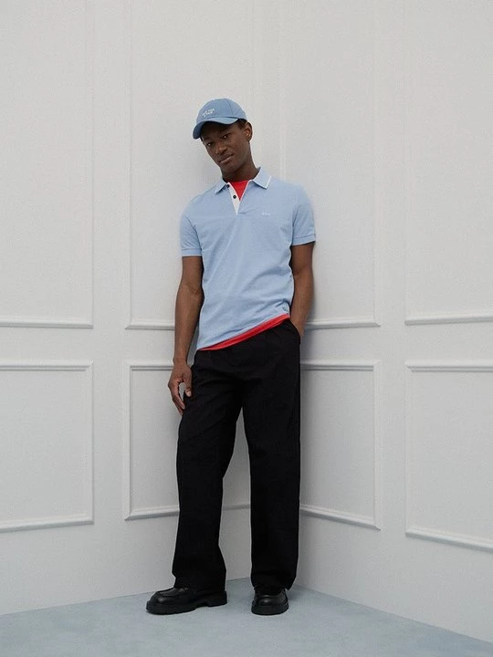 Foto van product Poloshirt Boss koningsblauw
