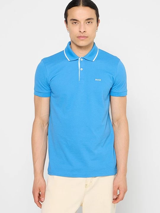 Foto van product Poloshirt Boss lichtblauw