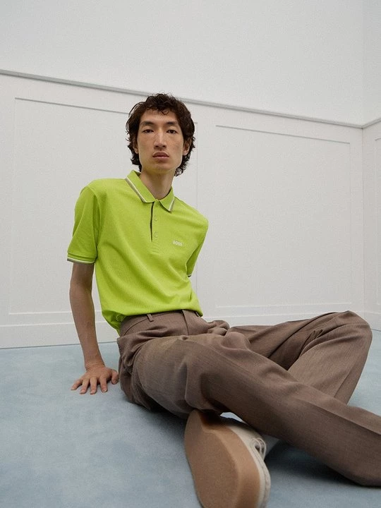 Foto van product Poloshirt Boss lichtgroen