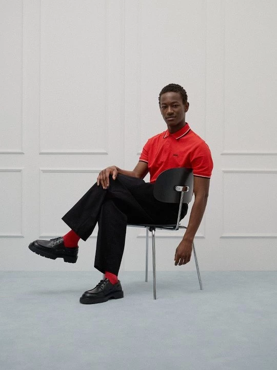 Foto van product Poloshirt Boss rood