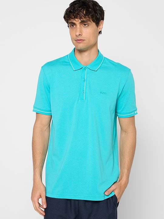 Foto van product Poloshirt Boss turquoise