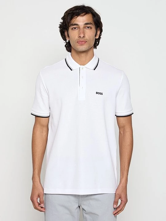 Foto van product Poloshirt Boss wit