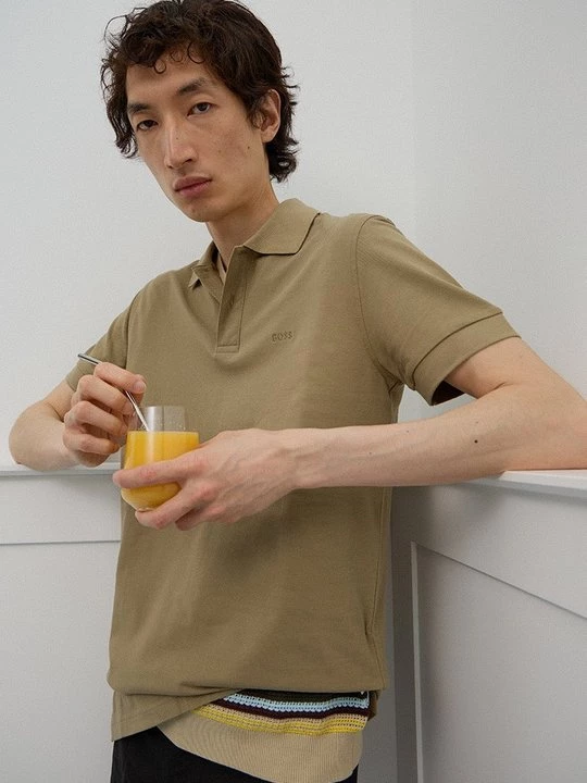 Foto van product Poloshirt Boss zandkleur