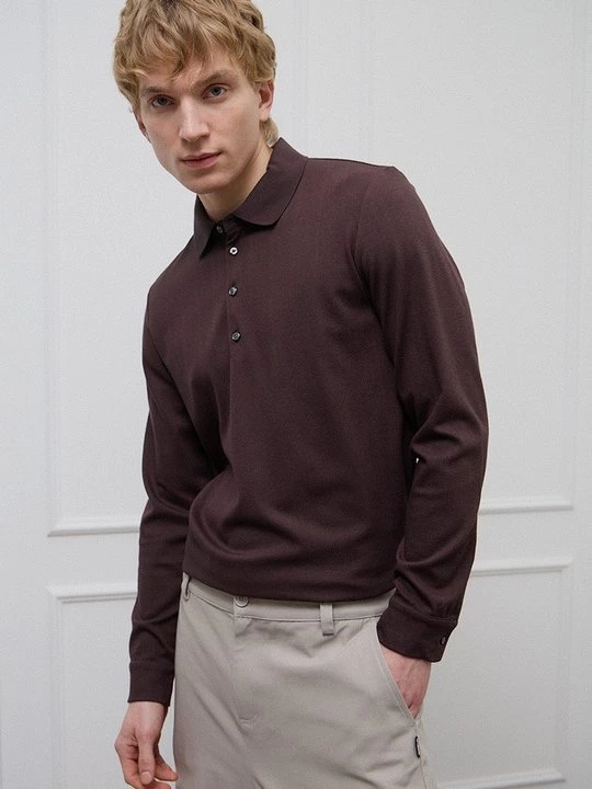 Foto van product Poloshirt Calvin Klein bruin