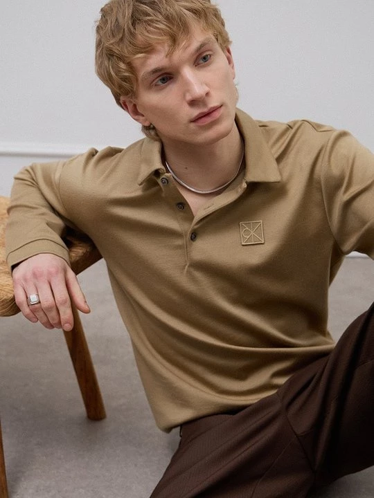 Foto van product Poloshirt Calvin Klein grijs