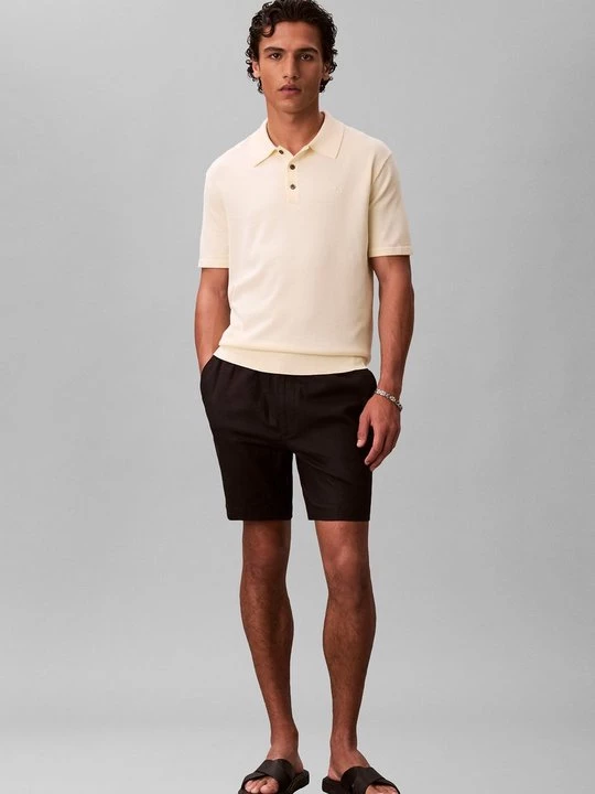 Foto van product Poloshirt Calvin Klein lichtgeel