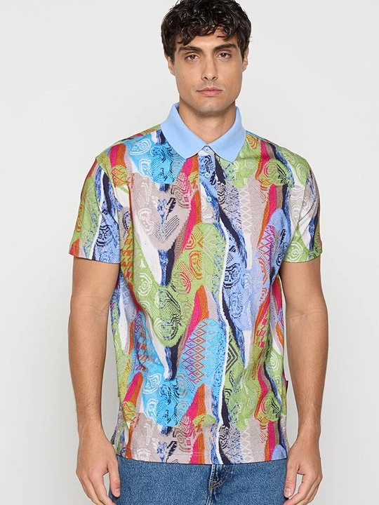Foto van product Poloshirt Carlo Colucci blauw